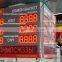 Outdoor Europe LED exchange rate sign hotsale