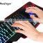 Fashional Rainbow backlit Wired Keyboard and Mouse Combo Set for laptop desktop