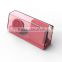 2016 Fashion clear case bluetooth speaker with FM radio wireless speaker for home use