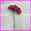 wholesale green color 8cm size rose eva foam flower with stem