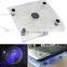 High quality colorful notebook laptop cooling stand with led light