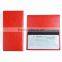 factory price leather checkbook holder leather checkbook case