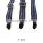 Fashion Adjustable Black Clip Kids Stripe Elastic Suspender