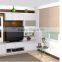 Melamine chipboard modern wooden tv hall cabinet