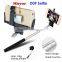 Upto 108cm cable control selfie camera phone monopod with mirror