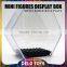 Plastic Acrylic Transparent toys building blocks mini figures diamond bricks Hexagonal display case 6 colors base plates DE00021