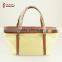 Handbag With PU Leather and Nylon Fabric