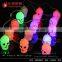 2016 perfect design Halloween skull ghost pumpkin solar string light waterproof