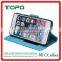 Wholesale Popular Flip wallet PU leather case with card slots luxury Case mobile phone case cover for iPhone 6 6s plus