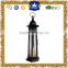 LED candle fixed metal and glass lanterns
