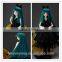 New style long dark blue straight 1/4 BJD doll wig