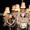 Canvas Shade Glass Chandelier Elbow