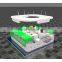 High quality frozen yogurt kiosk topping counter