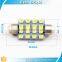 Festoon led automotive bulbs lighting for car led light 39mm 16SMD 12v