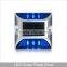 CE approved Aluminum alloy Blue LED flashing light solar road stud
