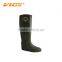 New design riding boots with metal button ladies rubber rain boots