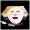 Photodynamic 3D facial color light LED mask vibration massage for home use skin rejuvenation LED beauty light mask