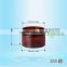 Hot selling 120ml 4oz PET plastic amber jar cream jar cosmetic jar for wholesales