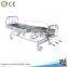 Good sale 3 crank manual hospital bed stainless steel treatment bed