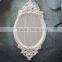 Home decoration exquisite angel carving oval wall mirror