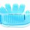 silicone pet dog cat bathing grooming brush hand wearable pet's favorite