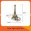 decoartive Outdoor solar powered sculpture polyresin eiffel tower shaped garden LED lights