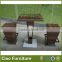 water-resistant wicker bar set home entertainment wine table set aluminum table and chair