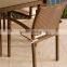 Rattan Wicker Dining Table and Chair Set Dining Room Furniture
