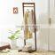 wooden clothes rack wooden hat rack wooden coat hanger