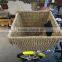 Environmental protection corn skin material cheap removable custom bike basket