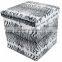 Strong and Sturdy Faux Leather Foldable Waterproof Tiger Skin Storage Stool