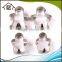 NBRSC Gingerbread Family Cookie Cutters set of 4 Man Baking Pastry Cake Cookies Cutter