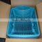 Wholesale useful plastic dish drainer for kitchen /colourful useful daily plastic dish rack