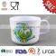Milk Oatmeal mug with handle Melamine