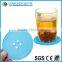 Beautiful flower shaped silicone anti-hot table mat