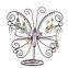 Delicate Metal Butterfly Shape Earring Wire Jewelry Display