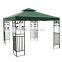 10x10 ft Garden Canopy Gazebo Top 2 Tier Replacement Green