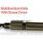 Durable Outdoor Emergency Survival Gear with Hoel Tactical Knife and Fire Starter