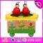Customize promotion gift baby wooden music box movements W07B025-S
