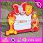 2015 Colorful kid wooden picture frame,Cheap wholesale wooden picture frame,Wooden wall hanging decorative picture frame W09A039
