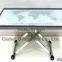 Modern designs metal center table, stainless steel folding dining table
