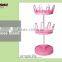 New design swivel ABS slippers rack, 2-tier shoe stand, plastic shoe rack