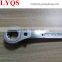 High Quality 19x21 Socket Ratchet Wrench with Sharp Tail