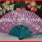 2015 new and cute bamboo paper hand fan for advertising
