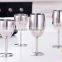 8oz stainless steel wine cup metal silver goblet for america