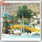2017 Wholesale Ourdoor artificial fack fiberglass coconut tree decoration