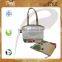 Customize See through PVC/ PP Laminated juco bag with pouch