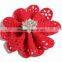 mini cute fabric flower clip for kids hair accessories