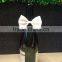 MSD 1-1/2" 38mm satin ribbon pre-made bow for wine bottle