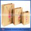 Custom red colour kraft paper bags for cement